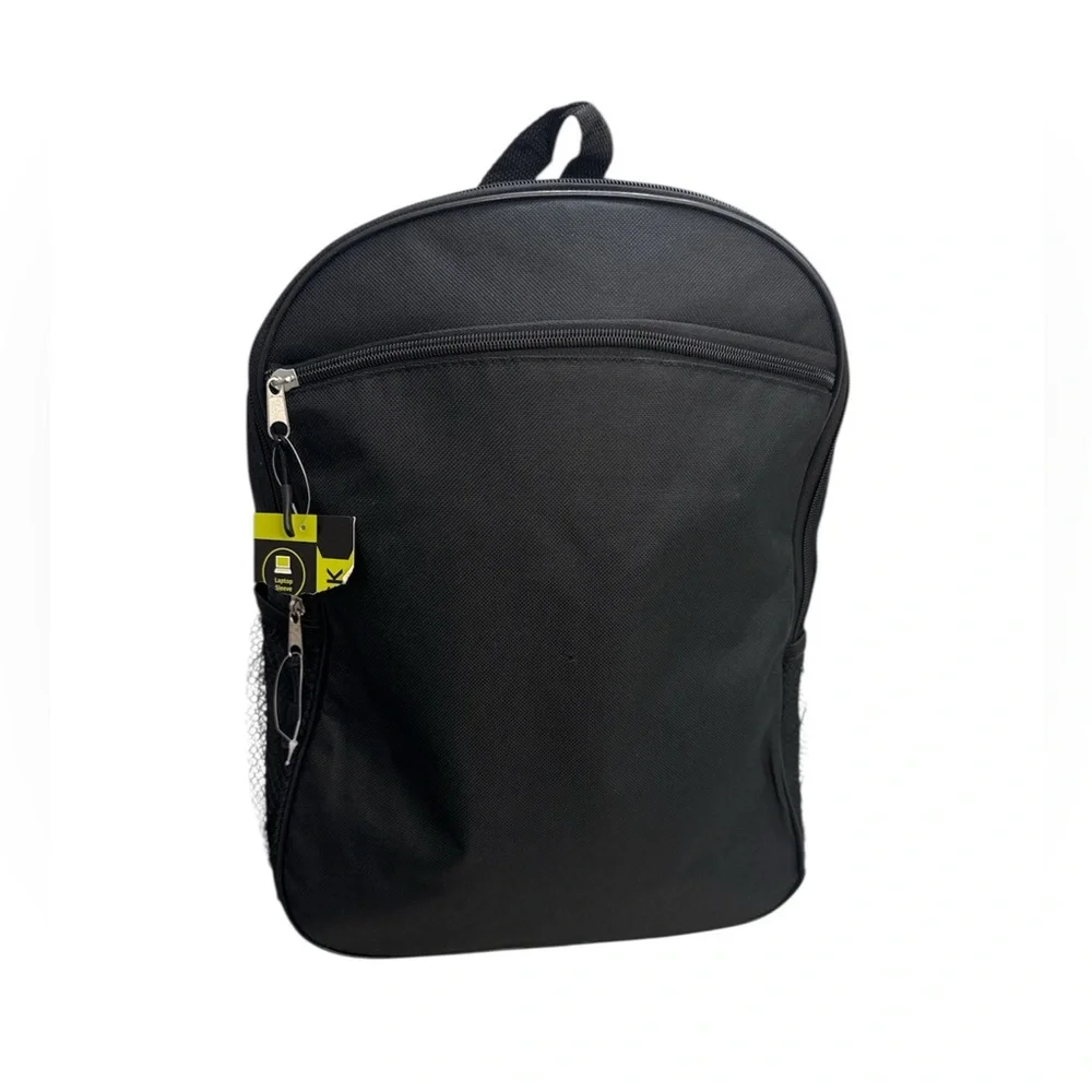 NWT Black Backpack Unisex - Picture 1 of 6